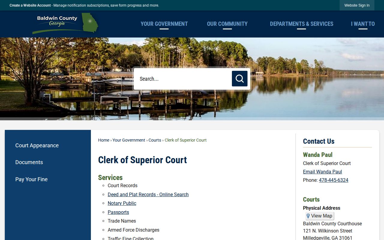Baldwin County released inmate court record access